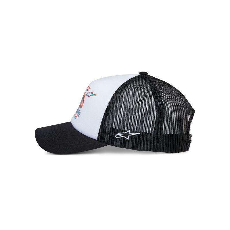 Alpinestars Ayess Trucker Cap bianco-nero