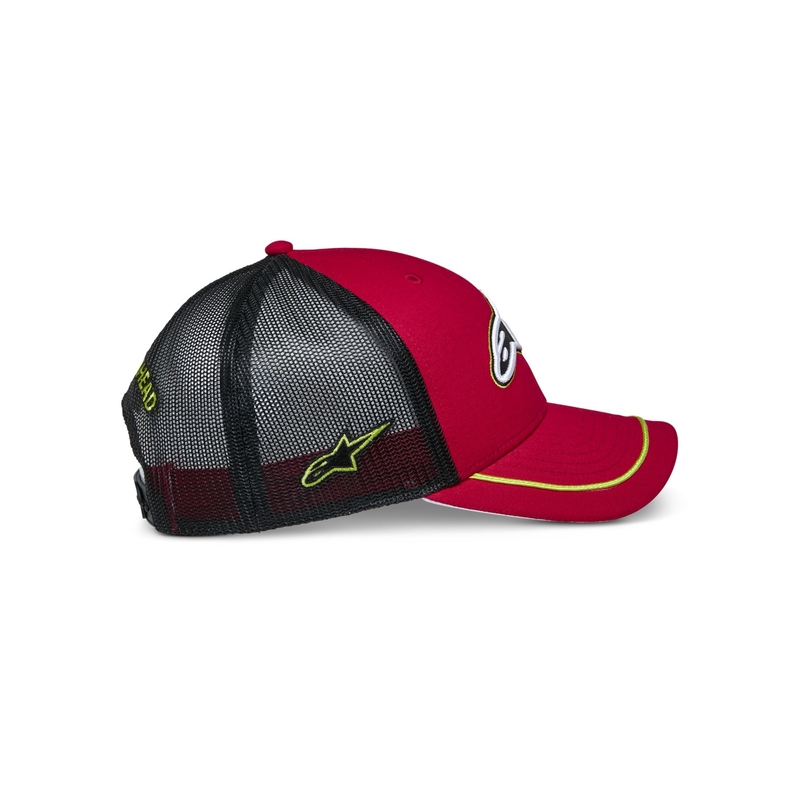 Alpinestars Exceed Trucker Cap rosso-nero
