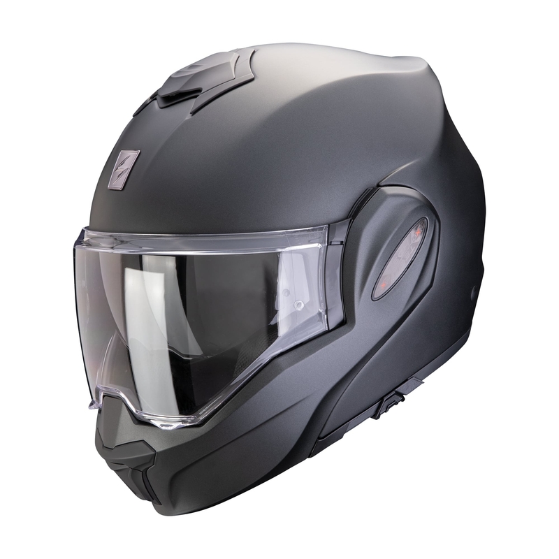 Casco ribaltabile Scorpion EXO-TECH EVO PRO SOLID nero opaco perlato - II. qualità