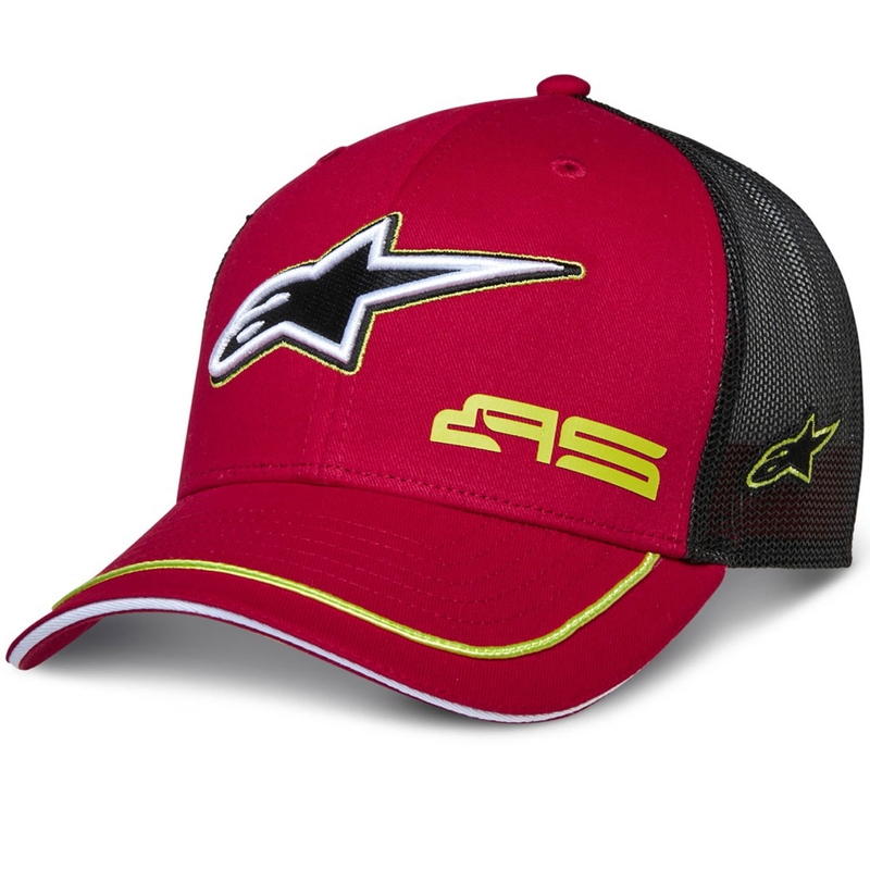 Alpinestars Exceed Trucker Cap rosso-nero