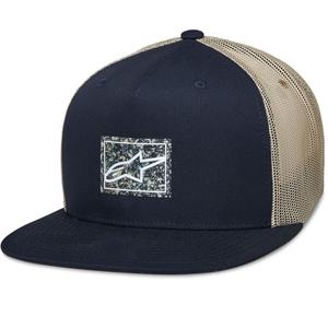Cappellino da camionista Alpinestars Mackinic blu-cachi