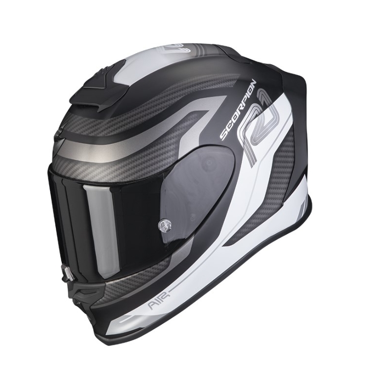 Casco integrale da moto SCORPION EXO-R1 EVO AIR VATIS nero-bianco - II. qualità