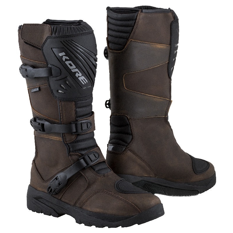 Stivali da moto Kore Adventure Long 3.0 marroni - II. qualità