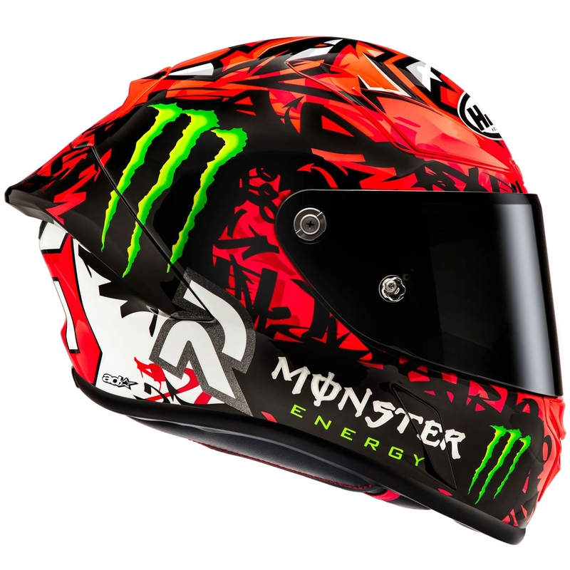 Casco integrale da moto HJC RPHA 1 Quartararo Replica II MC1 rosso-nero-bianco-verde