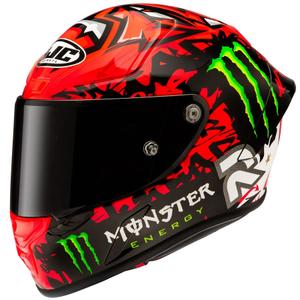 Casco integrale da moto HJC RPHA 1 Quartararo Replica II MC1 rosso-nero-bianco-verde