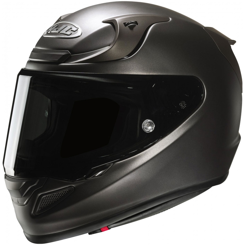 Casco integrale da moto HJC RPHA 12 Solid semi piatto titanio