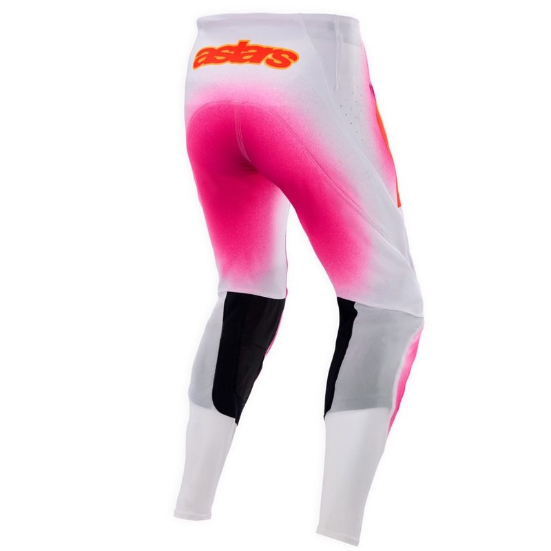 Pantaloni da motocross Alpinestars Supertech Limited Edition MIG Fluo Rosa-Bianco-Arancione