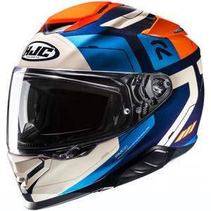 Casco integrale da moto HJC RPHA 71 Cozad MC27 blu-arancione-beige
