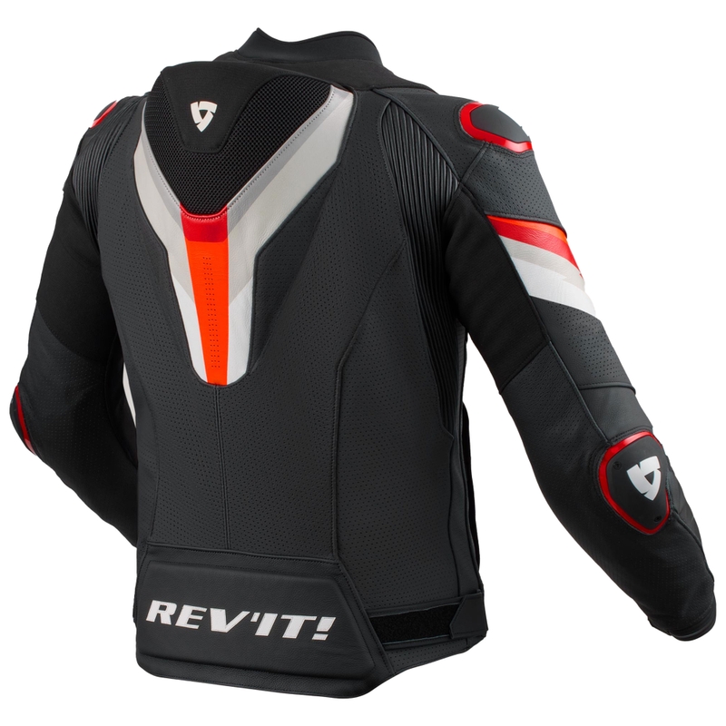 Giacca da moto Revit Quantum 3 Pro nero-rosso