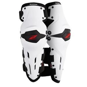 Protezioni ginocchia moto Zandona X-Treme Kneeguard bianco-nero