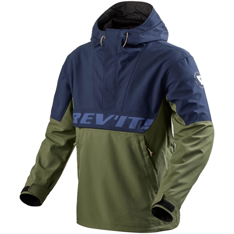 Giacca da moto Revit Smock Photon blu scuro-verde