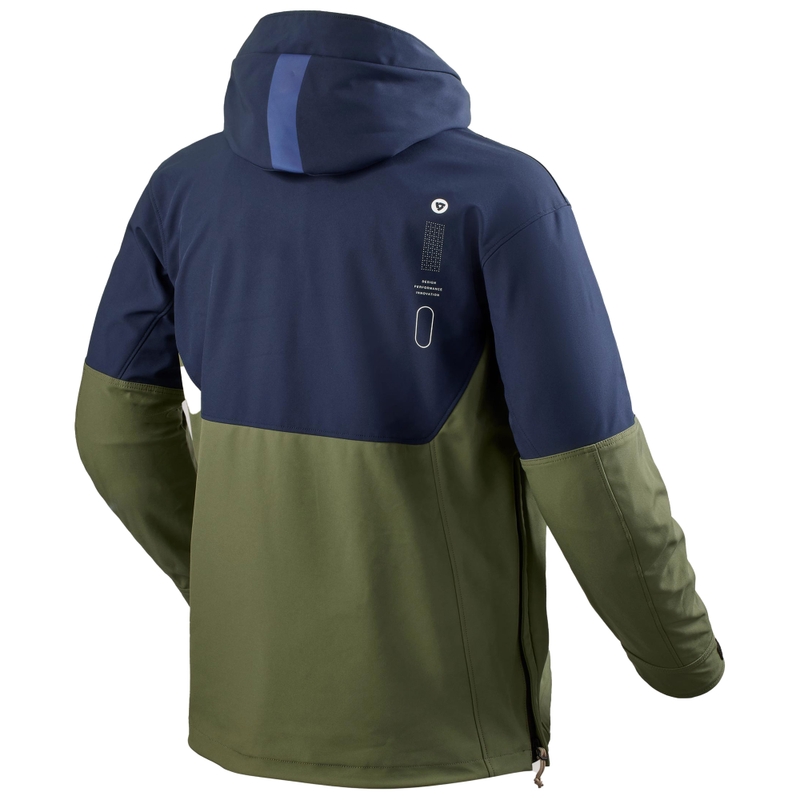 Giacca da moto Revit Smock Photon blu scuro-verde