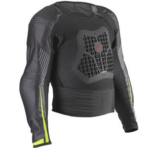 Pettorina protettiva per bambini Zandona Netcube Jacket X7 nero-giallo fluo 121 - 135 cm