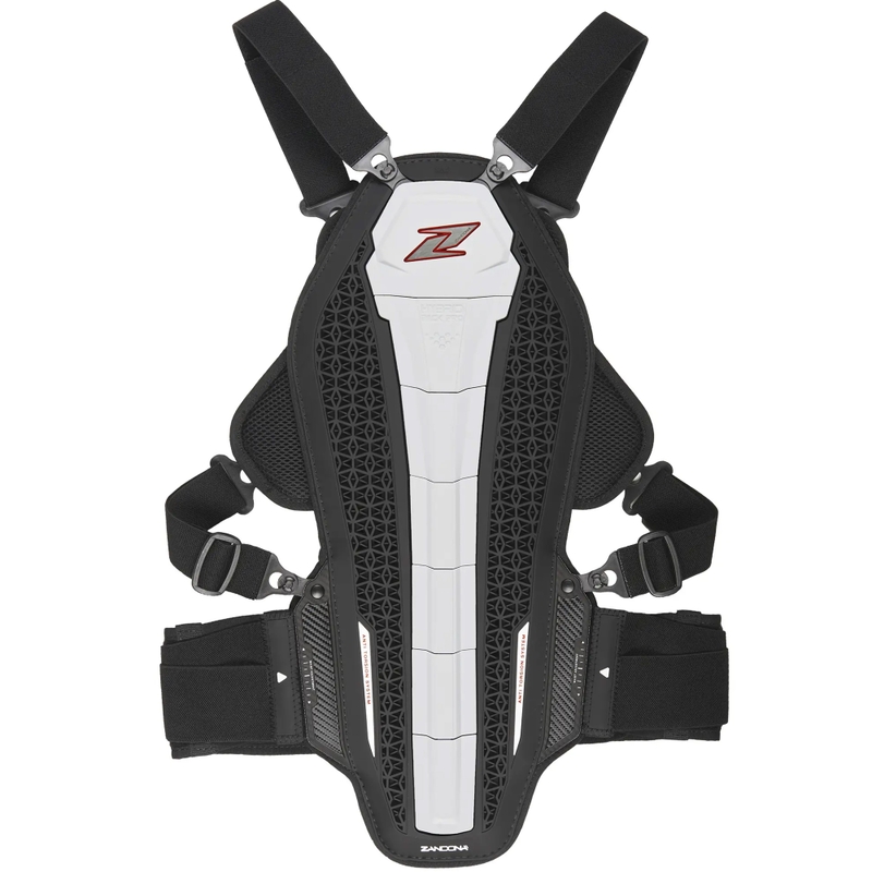 Zandona Hybrid Armour X6 protezione per colonna vertebrale e torace bianco 158 - 167 cm
