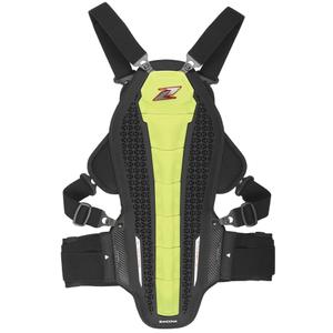Zandona Hybrid Armour X8 protezione per colonna vertebrale e torace giallo fluo 178 - 187 cm
