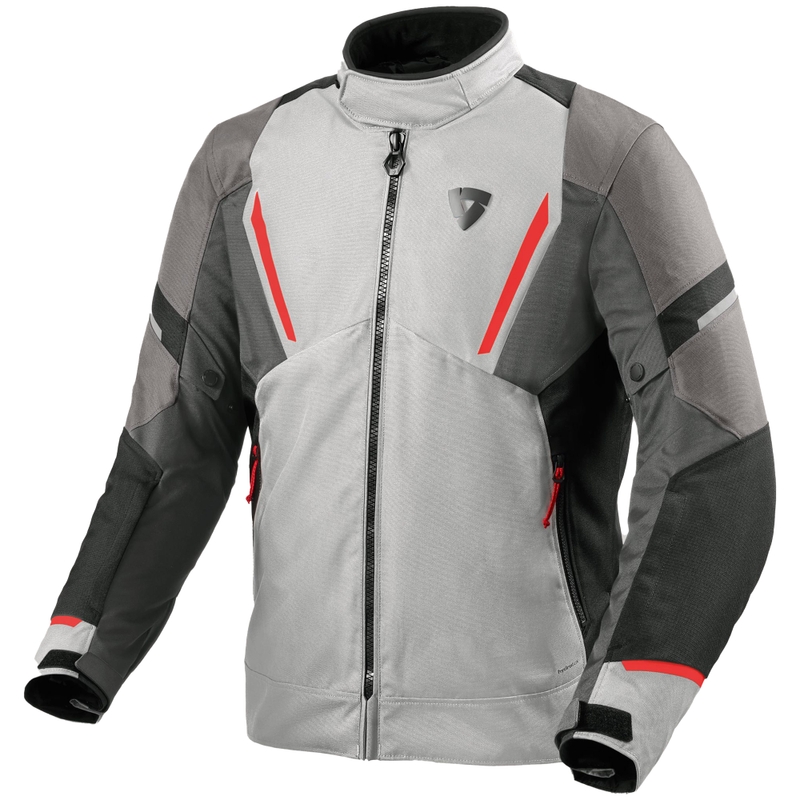 Giacca da moto Revit Undulate H2O grigio-argento