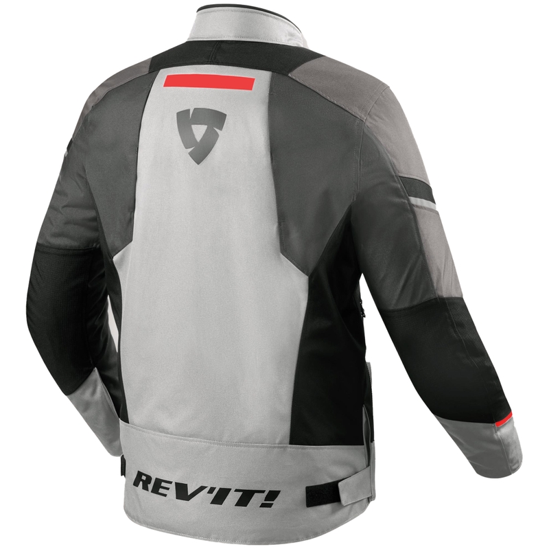 Giacca da moto Revit Undulate H2O grigio-argento