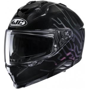 Casco integrale da moto HJC i71 Celos MC5 nero-viola-argento