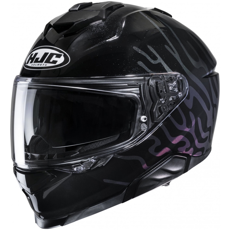 Casco integrale da moto HJC i71 Celos MC5 nero-viola-argento
