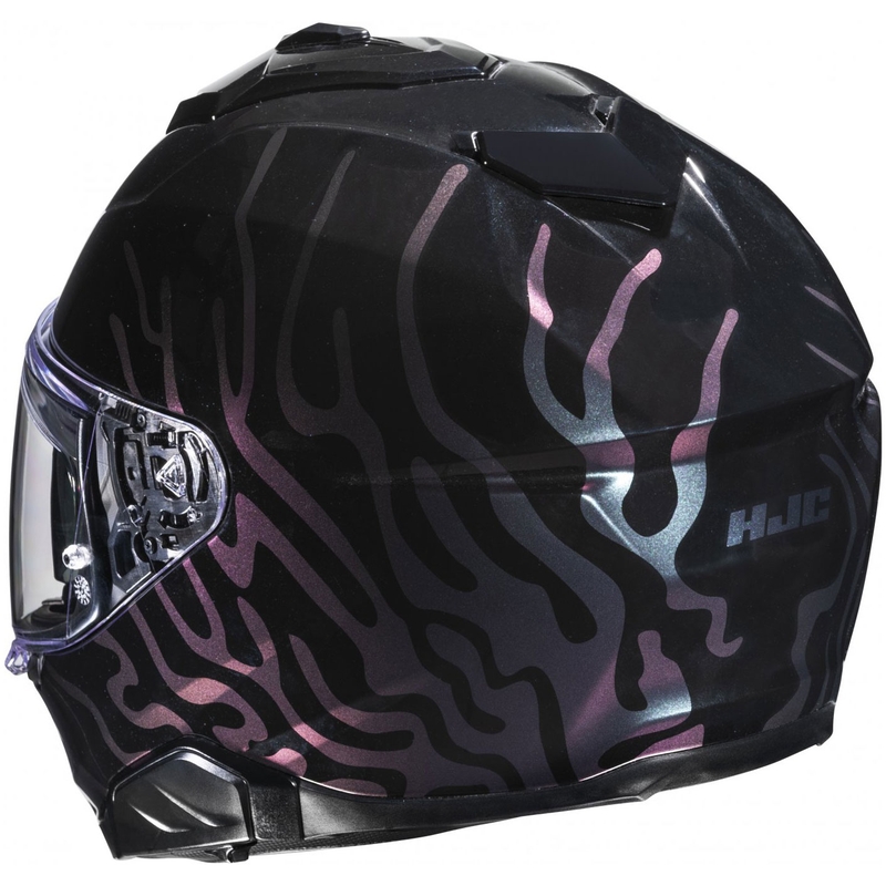 Casco integrale da moto HJC i71 Celos MC5 nero-viola-argento
