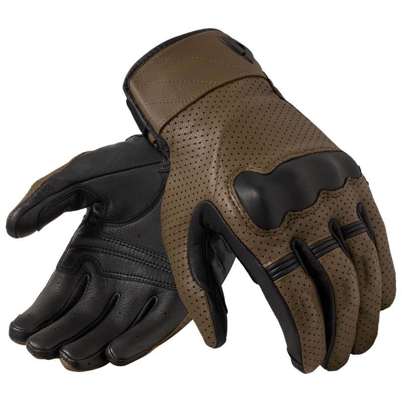 Guanti da moto Revit New Heights marrone-nero
