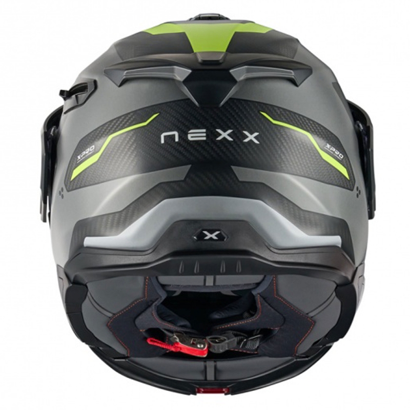 Casco moto flip-up Nexx X.Lifecountry Terra grigio opaco-giallo fluo Saldi