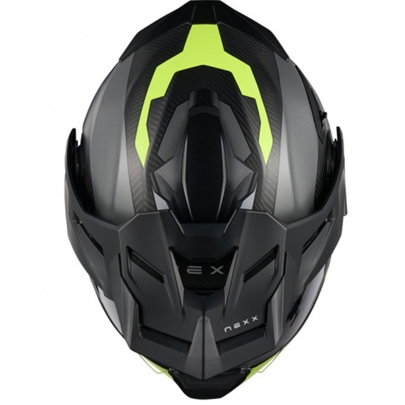 Casco moto flip-up Nexx X.Lifecountry Terra grigio opaco-giallo fluo Saldi