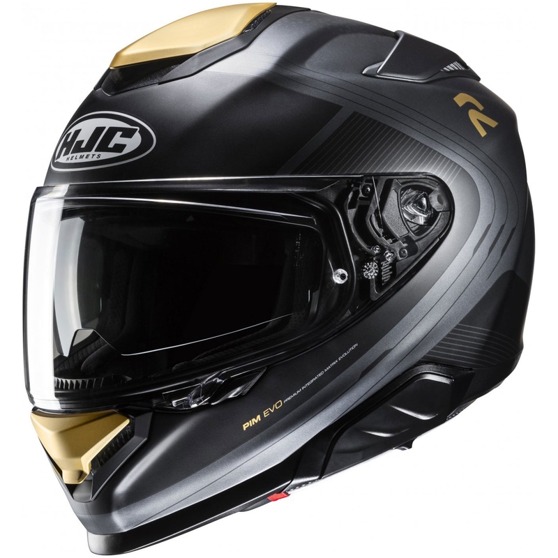 Casco integrale da moto HJC RPHA 71 Frepe MC9SF nero-oro Saldi