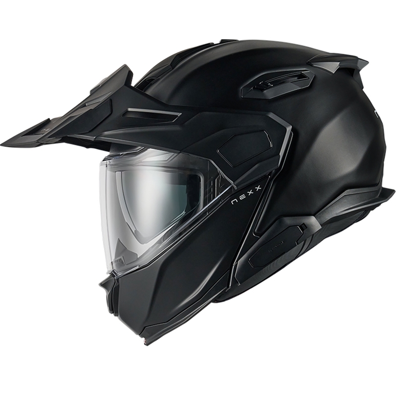 Casco moto flip-up Nexx X.Lifecountry Plain nero opaco Saldi