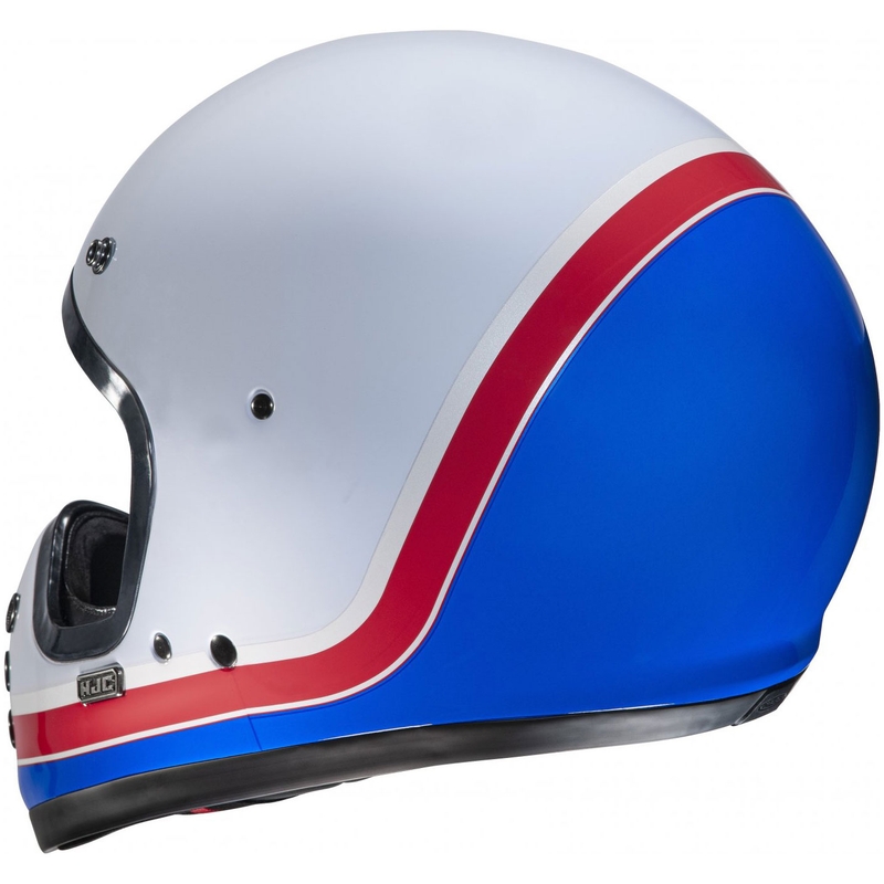 Casco integrale da moto HJC V60 Scoby MC21 bianco-rosso-blu