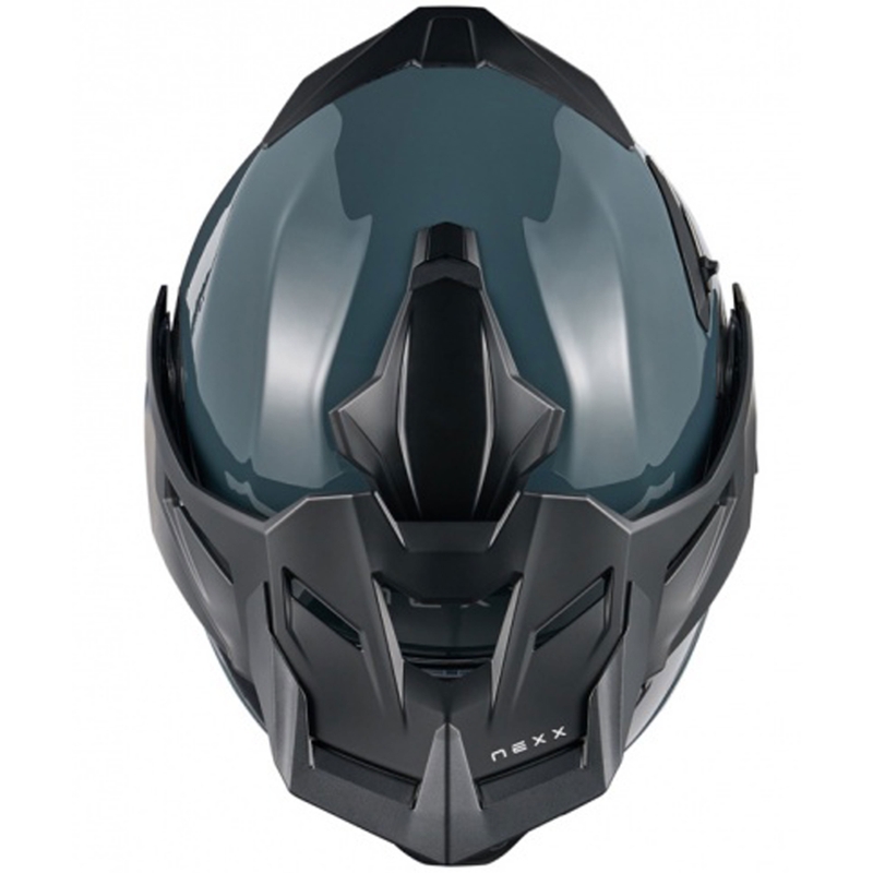 Casco da moto Nexx X.Lifecountry Plain flip-up blu Saldi