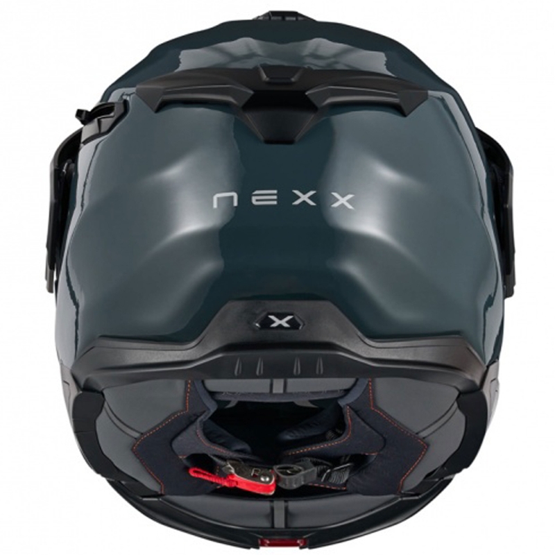 Casco da moto Nexx X.Lifecountry Plain flip-up blu Saldi