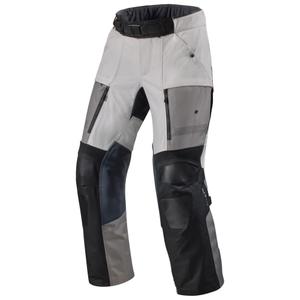 Pantaloni da moto Revit Sand 5 H2O corti argento-nero