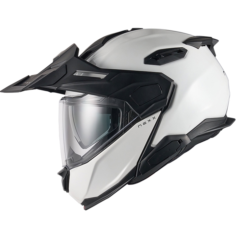 Casco moto flip-up Nexx X.Lifecountry Plain bianco