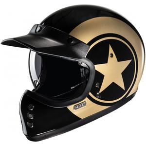 Casco integrale da moto HJC V60 Nyx MC9 nero-oro
