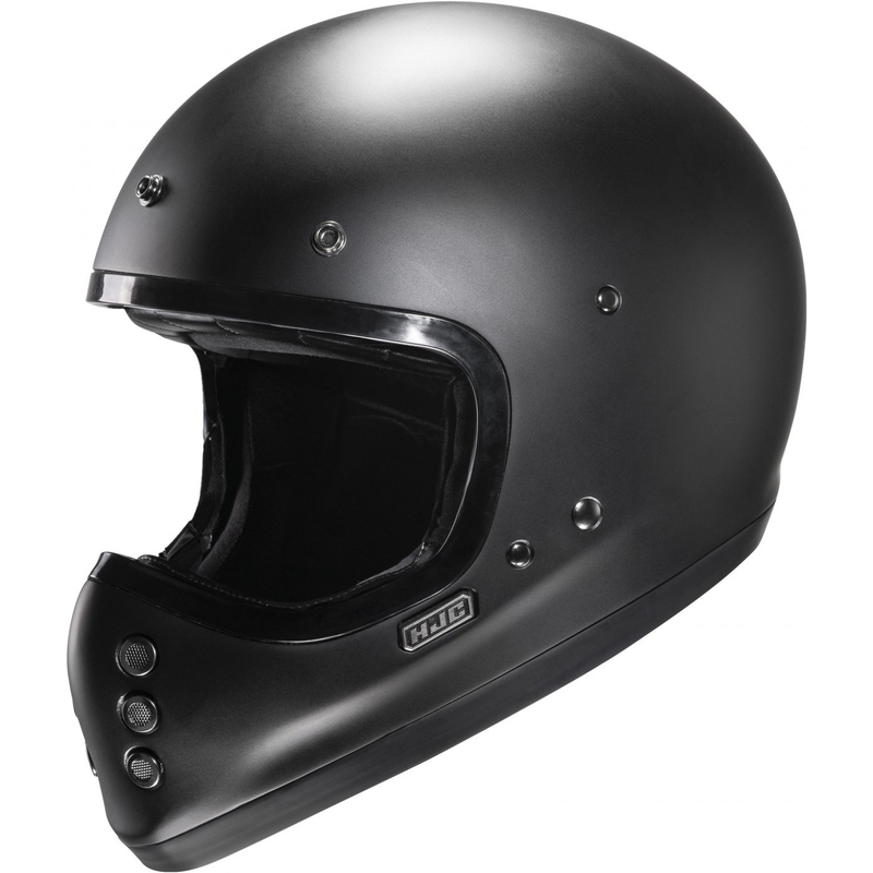 Casco integrale semi piatto HJC V60 Solid nero