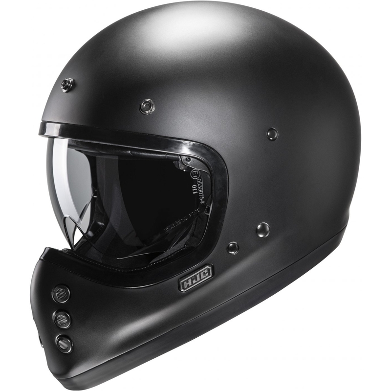 Casco integrale semi piatto HJC V60 Solid nero