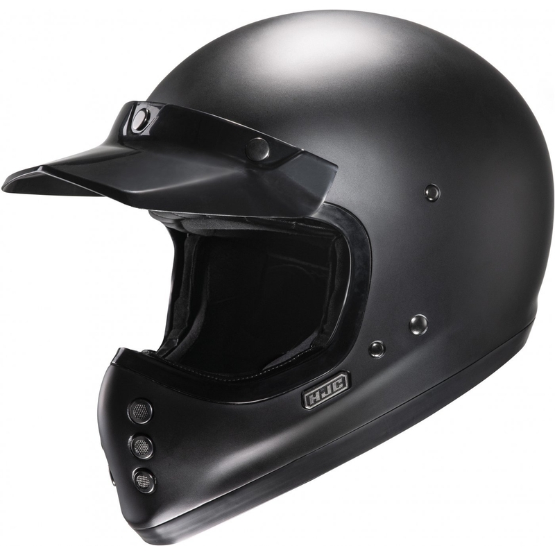 Casco integrale semi piatto HJC V60 Solid nero