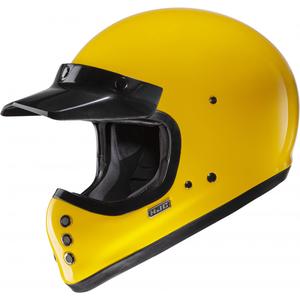 Casco integrale da moto HJC V60 Solid giallo intenso