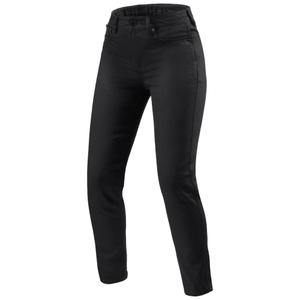 Jeans da moto Revit Marzia Skinny short da donna, neri