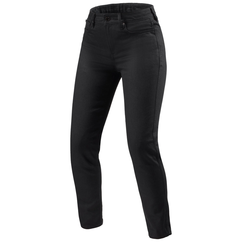 Jeans da moto Revit Marzia Skinny short da donna, neri