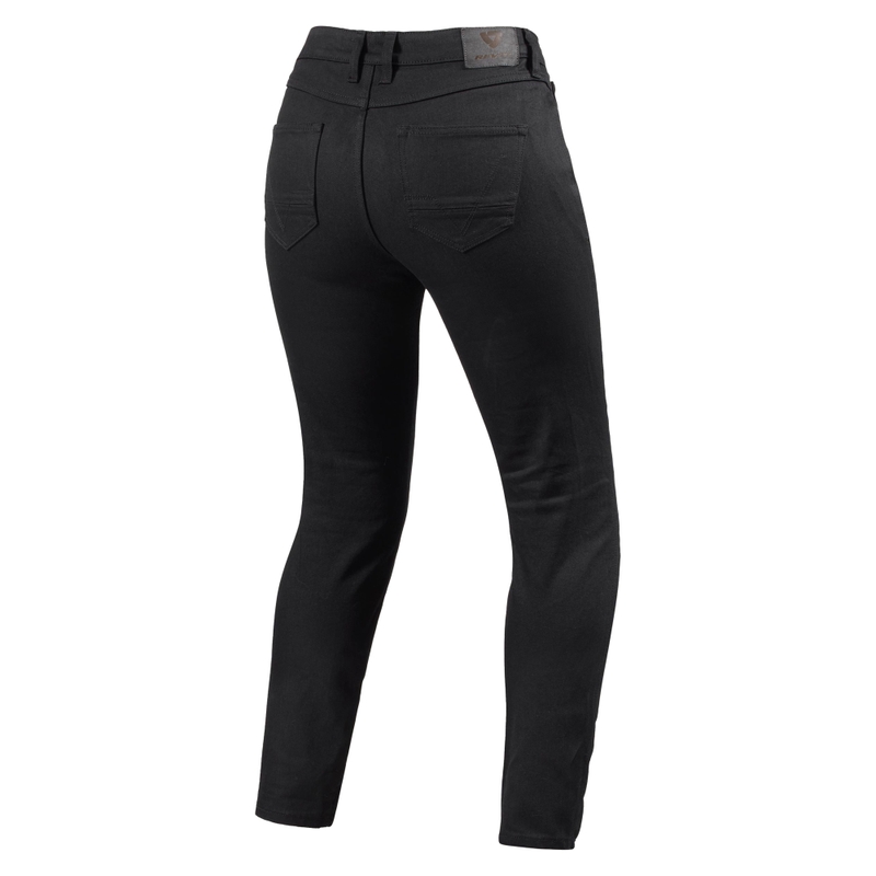 Jeans da moto Revit Marzia Skinny short da donna, neri