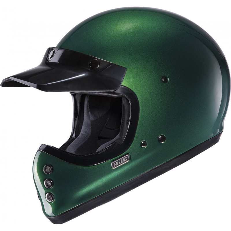 Casco integrale da moto HJC V60 Solid verde scuro