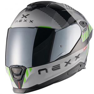 Casco integrale da moto NEXX Y.100R Fade grigio-nero
