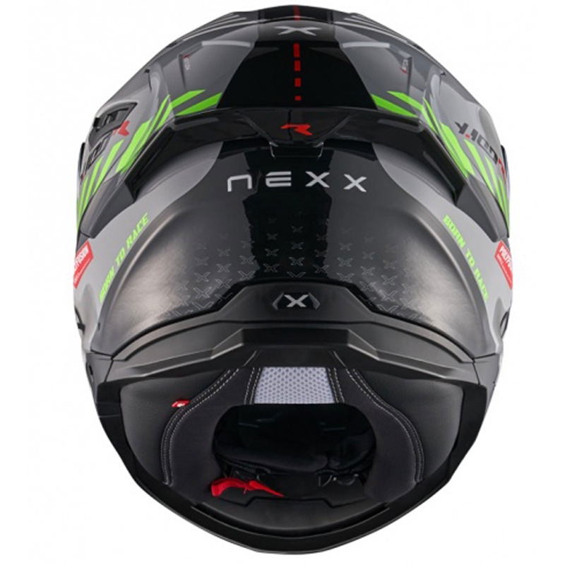 Casco integrale da moto NEXX Y.100R Fade grigio-nero