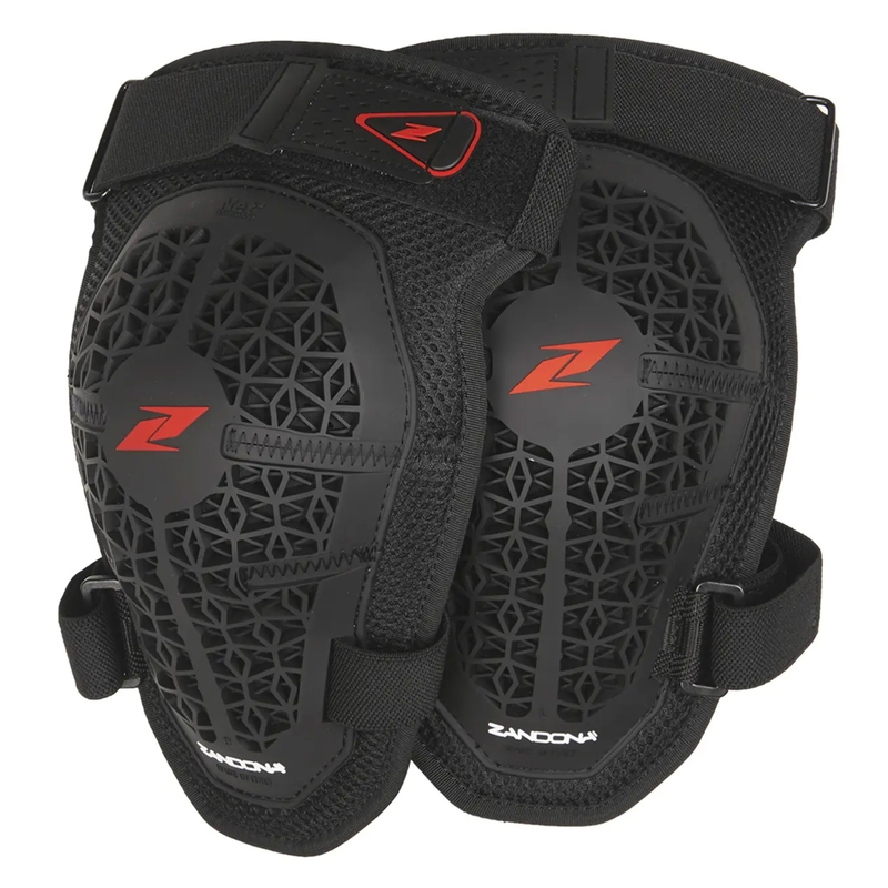 Protezioni per ginocchia da moto per bambini Zandona Netcube Kneeguard nere