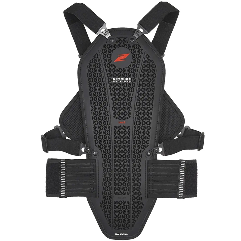 Protezione per la colonna vertebrale e il torace per bambini Zandona Netcube Armour X9 nero 151 - 165 cm