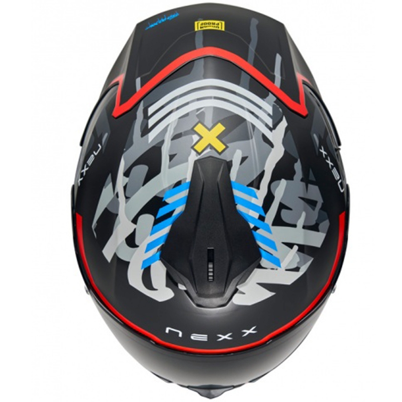 Casco integrale da moto NEXX Y.100R Urbangram nero-rosso Saldi
