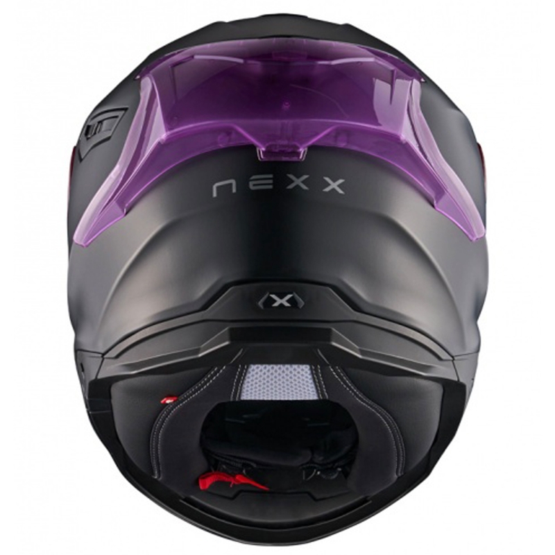 Casco integrale da moto NEXX Y.100R Subsonic nero opaco-rosa