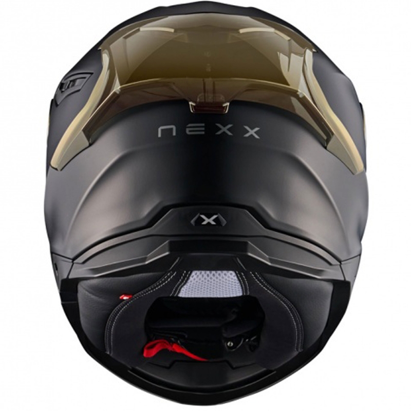Casco integrale da moto NEXX Y.100R Subsonic nero opaco-oro